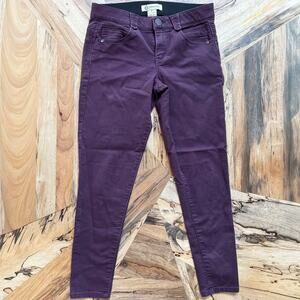 Democracy "Ab Technology" Plum/Purple Mid-Rise Skinny Jeans/Jeggings, Women's 6